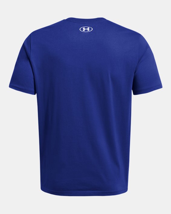 Men's UA Multi-Color Lockertag Short Sleeve in Blue image number 3